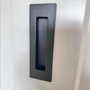 New 2 Matte Black Closet Pull Handles